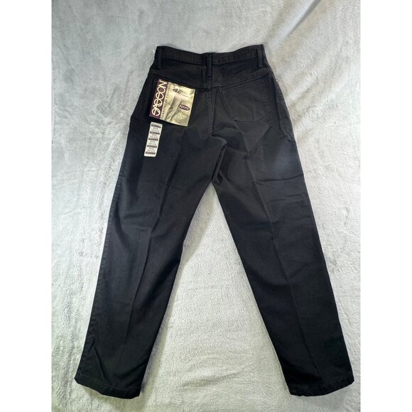 Sasson Jeans Women's 15/16 Petite Black Denim High Waisted Straight Leg NWT - Picture 16 of 16